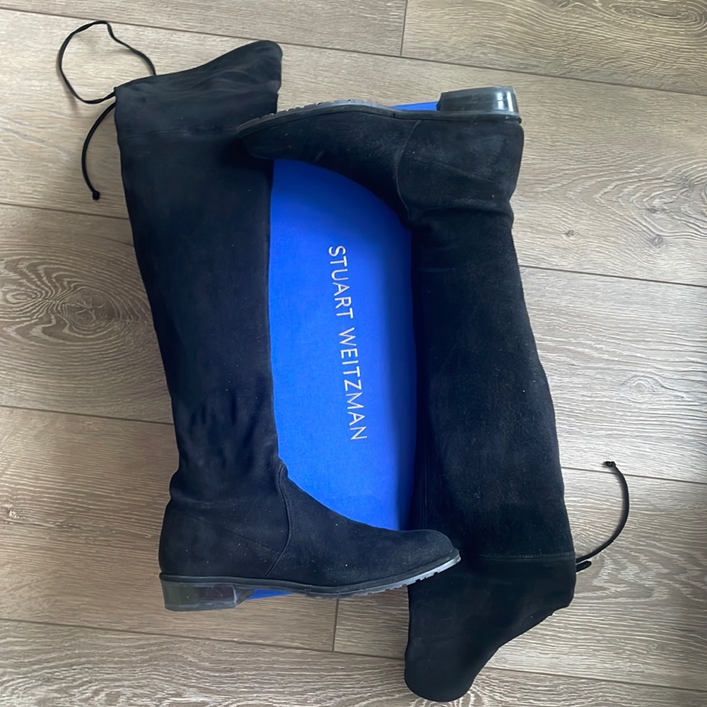 Black Suede Lowland Boots
